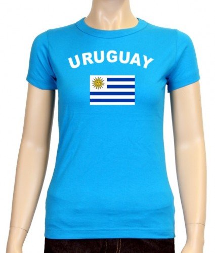 Uruguay T-Shirt girly Sky, Gr.L