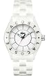 Lacoste Biarritz White Dial White Ceramic Ladies Watch 2000672