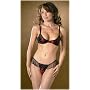 Escante Women's Corset Bra and Coat Set