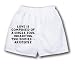 White Boxer Short with Love is composed of a single soul inhabiting two bodies. - Ari...