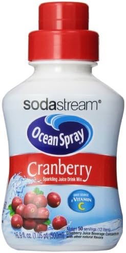 SodaStream Ocean Spray Cranberry Syrup, 500ml by SodaStream