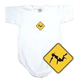 BABY BODYSUIT WHITE  SIGN SCUBA DIVER  0 - 3 Months