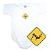 BABY BODYSUIT WHITE  SIGN SCUBA DIVER  0 - 3 Months