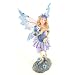 Forest Fairy Holding Flowers Blue