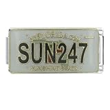 License Plate Florida Italian Charms Bracelet Link