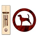 English Foxhound Wind Chimes X-SMALL Bronze