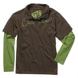 QUIKSILVER Langarmshirt Männer, braun/grün