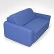 Royal Blue Juvenile Sofa Sleeper