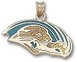 Jacksonville Jaguars Cat Scratch Enamel 1/2" Enamel Pendant