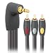 AudioQuest audio video cable - RCA plugs 1m (3.28') video and stereo combo