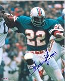 Autographed/Hand Signed Photo Mercury Morris Miami Dolphins