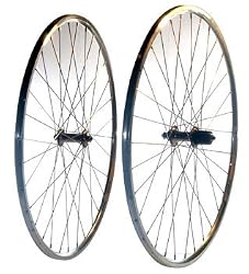 Alex R400 700C Wheel Set, shimano 105 Cass 10sp QR 32H Sil/Sil