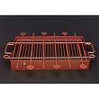 Outset QN76, Kabob Rack w/ 6 Skewers & Removable Rack (copper color/nonstick)