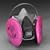 3M Half Facepiece Respirator Assembly 6291, with Particulate Filters 2091 Medium
