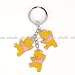 Baby Winnie The Pooh Keyring Keychain Key Ring