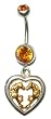 Friesian Horse Belly Button Ring - Custom Barbell Length Selection