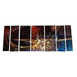 Abstract by Ash Carl Metal Wall Art in Dark Multi - 23.5" x 60" ~ All My Walls