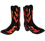 Flames Western Cowboy Boot Tall S&P