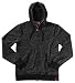 Es Crackle Men's Hooded Zip Sweatshirt - Black