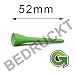 Original BIO GOLF Tees - MIT IHREM NAMEN PERSONALISIERT - EISEN Tees - Farbe: Grün - 100 Stück