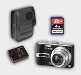 Panasonic - Appareil photo numerique - Lumix DMC - TZ3 - Accessoires inclus - Noir