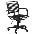 Bungee Flat Mid Back Chair (Black / Graphite Black) (33