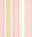 Baby Pink Sunny Stripe Wallpaper