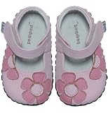 Pediped Baby Girl Shoes - Abigail in Pink Leather (Size=M:(12-18 Months))