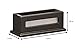 Victor Midnight Black Collection Wood Business Card Holder