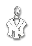 MLB New York Yankees Sterling Silver NY Pendant (3/4-Inch)