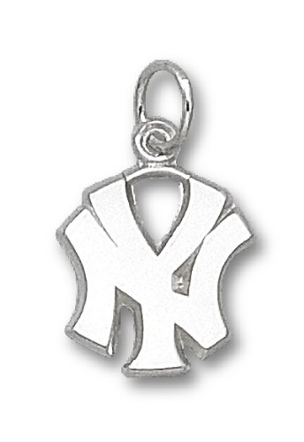 MLB New York Yankees Sterling Silver NY Pendant (7/16-Inch)