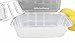 KitchenDance Disposable Aluminum 1-1/2 Pound Loaf Pans with OR Without Lids #208 (100, Without Lids)
