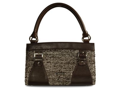Miche Bag SHELL Roxanne Brown tweed w/ faux leather