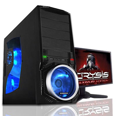 Titanium Gamer AMTI9022 Gaming Computer with Intel 2.93GHz Core2 Duo i3-530, 4GB DDR3/1333, 500GB SATAII, DVD-RW, NVIDIA N240 GT 1GB GDDR3 128-bit Video Card, 500 watt Power Supply, Microsoft Windows 7 Home Premium Full Version CD 64 bit