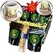 Londons Times Funny Music Cartoons - Trouble Brewing At The Hardware Store - Coffee Gift Baskets - Coffee Gift Basket