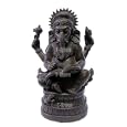 Dark Colored Bronze Ganesh Statue
