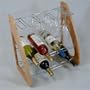 Loire Wine and Stemware Rack (Natural) (17"H x 18.25"W x 10"D)