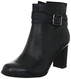 Clarks Lotta Beccles 203508054, Damen Fashion Stiefel, Schwarz (Black Leather), EU 39.5