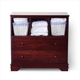 Chelsea 4-Drawer Dresser in Cherry by Nursery Smart