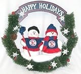 Boston Red Sox 20'' Team Snowman Wreath