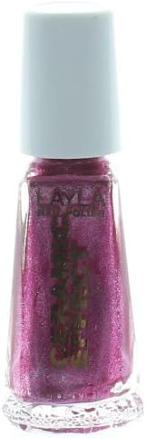 Layla Ceramic Effect Nail Polish in FLASHY FUSCIA