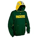 Green Bay Packers NFL "Helmet" Hooded Fleece Pullover (Dark Green)