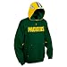 Green Bay Packers NFL "Helmet" Hooded Fleece Pullover (Dark Green) (X-Large)