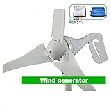 GOWE Wind generator, 400w rated, 600w max wind turbine generator, 12V/24V wind generation+wind controller+off grid inverter 600W.
