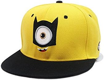 Wintimes Unisex Adult Adjustable Despicable Me Minions Cartoon Hip Hop Hats Baseball Caps Outdoor Caps