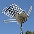 Amplified HD Digital Outdoor HDTV Antenna with Motorized 360 Degree Rotation, UHF/VHF/FM Radio with Infrared Remote Control