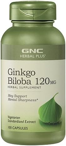 GNC Herbal Plus Ginkgo Biloba 120 Mg 100 Capsules