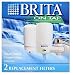 Brita Faucet-Mount Water Filter Refill, 2 Pk.