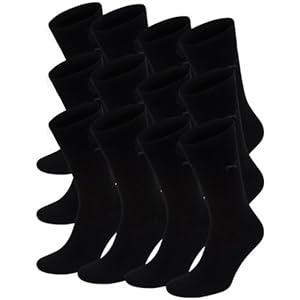 PUMA Herren Classic Casual Business Socken 12er Pack black 200 - 43/46