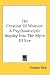 The Creation Of Woman: A Psych...